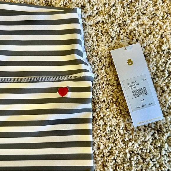 Spiritual Gangster Striped Sports Bra and leggings set - Picture 5 of 7